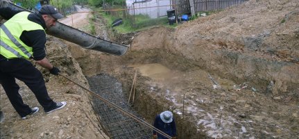 სამტრედიაში, გომის ადმინისტრაციულ ერთეულში ადგილობრივი მნიშვნელობის გზის რეაბილიტაცია მიმდინარეობს