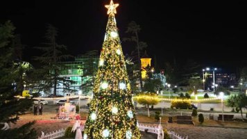 საახალწლოდ მორთული ულამაზესი სამტრედია