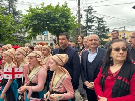 სამტრედიაში დამოუკიდებლობის დღე მასშტაბური ღონისძიებებით აღინიშნა