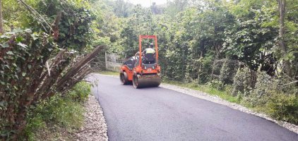 სამტრედიაში სოფელ დაფნარში ადგილობრივი მნიშვნელობის გზები იგება