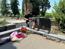 სამტრედიაში აგვისტოს ომში დაღუპულ გმირებს პატივი მიაგეს