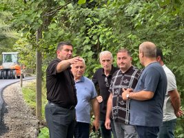 სამტრედიაში დიდ ჯიხაიშში ადგილობრივი მნიშვნელობის გზები იგება