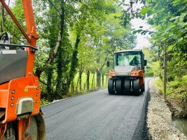 სამტრედიაში დიდ ჯიხაიშში ადგილობრივი მნიშვნელობის გზები იგება