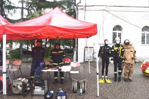 შინაგან საქმეთა სამინისტროს საგანგებო სიტუაციების მართვის სამსახურმა უსაფრთხოების საკითხებზე სწავლება ჩაატარა