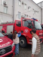 შინაგან საქმეთა სამინისტროს საგანგებო სიტუაციების მართვის სამსახურმა უსაფრთხოების საკითხებზე სწავლება ჩაატარა