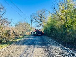 სამტრედიაში შიდა საუბნო გზები წესრიგდება 