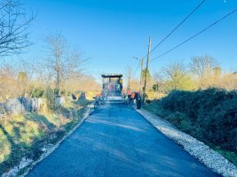 სამტრედიაში შიდა საუბნო გზები წესრიგდება 