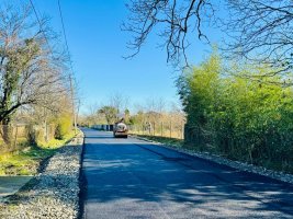 სამტრედიაში შიდა საუბნო გზები წესრიგდება 