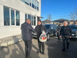 სამტრედიის მერმა შობა–ახალი წელი სტრატეგიული დანიშნულების ობიექტებში, 24 საათიან რეჟიმში მომუშავე პერსონალს მიულოცა