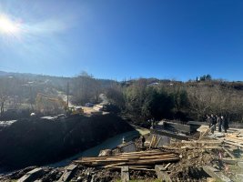 სამტრედიის სოფლებში სხვადასხვა მიმართულებით ინფრასტრუქტურა წესრიგდება 