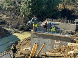 სამტრედიის სოფლებში სხვადასხვა მიმართულებით ინფრასტრუქტურა წესრიგდება 