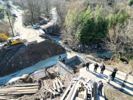 სამტრედიის სოფლებში სხვადასხვა მიმართულებით ინფრასტრუქტურა წესრიგდება 