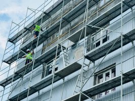 სამტრედიაში მრავალბინიანი კორპუსების, სავარჯიშო სივრცეების და საწრეტი არხების რეაბილიტაცია მიმდინარეობს