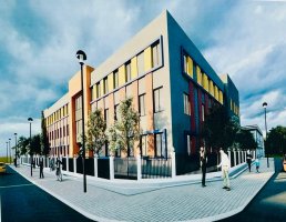 მე-4 საჯარო სკოლის მშენებლობა მიმდინარეობს