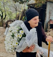 სამტრედიის ყველაზე ხანდაზმული მკვიდრი, ლიდა ჩაჩუა, 100 წლის გახდა – მერის მილოცვა და საჩუქრები