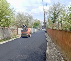 საჯავახოში გზის მშენებლობა მიმდინარეობს