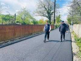 საჯავახოში გზის მშენებლობა მიმდინარეობს