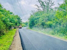 დიდ ჯიხაიშში, 29-ე ქუჩაზე ასფალტ-ბეტონის გზა იგება