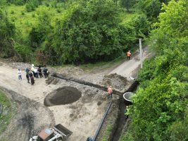 სამტრედიაში სასმელი წყლისა და წყალარინების სისტემების მასშტაბური პროექტი ხორციელდება