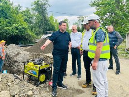 სამტრედიაში სასმელი წყლისა და წყალარინების სისტემების მასშტაბური პროექტი ხორციელდება