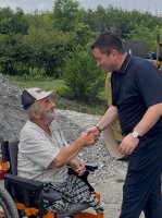 სოფელ ნაბაკევში ახალი ხიდის მშენებლობა დასრულების ფაზაშია