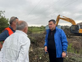 სამტრედიაში მდინარეებისა და არხების გაწმენდისა და წყალმომარაგების სისტემების რეაბილიტაცია მიმდინარეობს