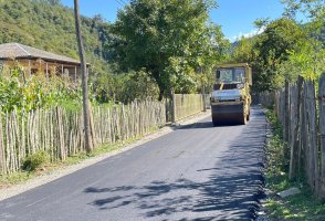 სამტრედიაში აქტიურად მიმდინარეობს საგზაო ინფრასტრუქტურის განახლება