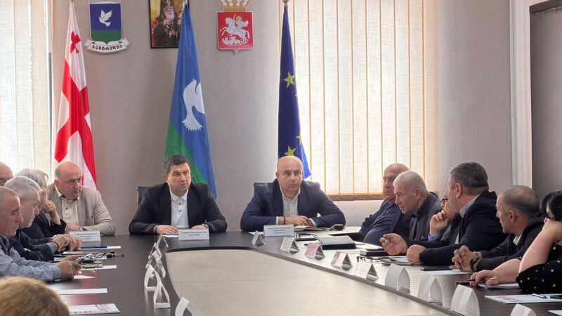 დავით ბახტაძემ მუნიციპალიტეტში დაგეგმილი პროექტების განხორციელების საკითხები განიხილა