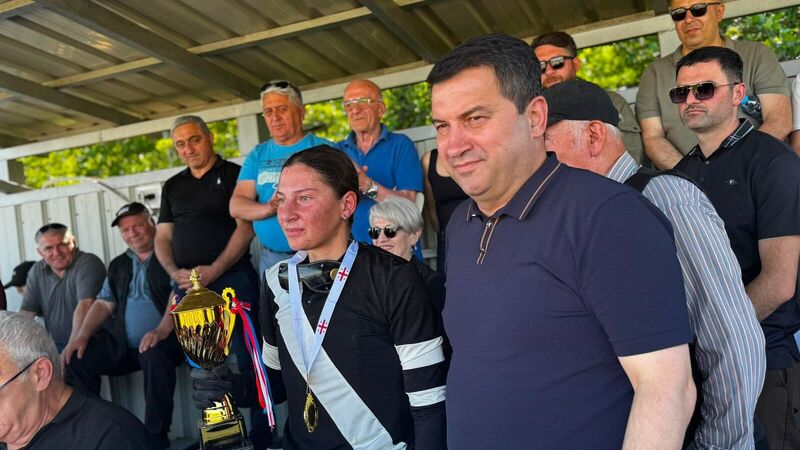 სამტრედიის იპოდრომზე ხალხური ცხენოსნობის ტურნირი ჩატარდა