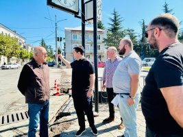 სამტრედიაში მიმდინარე ინფრასტრუქტურული პროექტები ქალაქის იერსახეს გააუმჯობესებს 