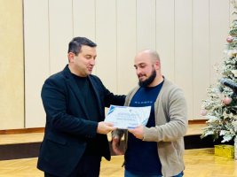 სამტრედიაში სხვადასხვა სფეროში მოღვაწე წარმატებული ადამიანები დააჯილდოვეს