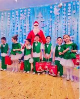 სამტრედიაში საბავშვო ბაღებში აღსაზრდელებს საახალწლო საჩუქრები დაურიგდათ