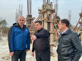 სამტრედიის, სოფელ ნაბაკევში საჯარო სკოლის მშენებლობა მიმდინარეობს