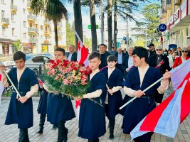 სამტრედიაში 9 აპრილს დაღუპულთა ხსოვნას პატივი მიაგეს
