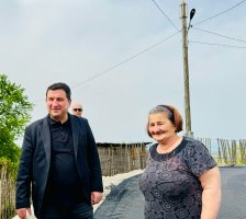 სამტრედიაში მთიან ზონაში საგზაო ინფრასტრუქტურა  წესრიგდება