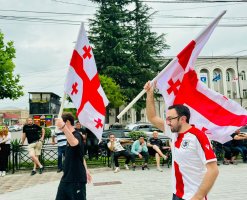 დამოუკიდებელი საქართველოს ისტორიაში,  ევროპის ჩემპიონატზე, პირველი ქართული გოლი გავიდა