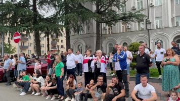 დამოუკიდებელი საქართველოს ისტორიაში,  ევროპის ჩემპიონატზე, პირველი ქართული გოლი გავიდა