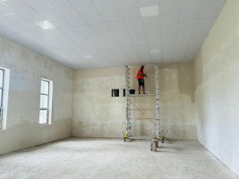 სოფელ ბაშის კულტურის ცენტრს რეაბილიტაცია უტარდება