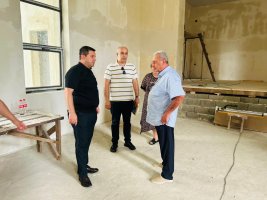 სოფელ ბაშის კულტურის ცენტრს რეაბილიტაცია უტარდება