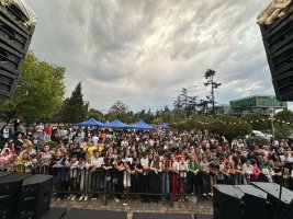 სამტრედიაში ახალი სასწავლო წლის დაწყებასთან დაკავშირებით, ჯგუფ „ურსას” კონცერტი გაიმართა