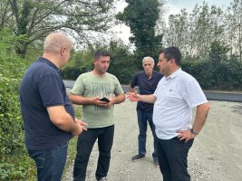 სოფელ დიდ ჯიხაიშში 26- ე ქუჩა და აღნიშნული ქუჩის ჩიხები იგება