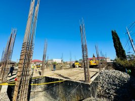 მე-4 საჯარო სკოლის მშენებლობა მიმდინარეობს