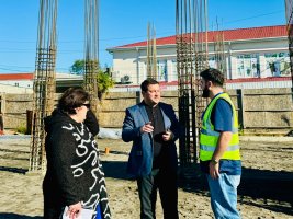 მე-4 საჯარო სკოლის მშენებლობა მიმდინარეობს