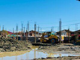 მე-4 საჯარო სკოლის მშენებლობა მიმდინარეობს