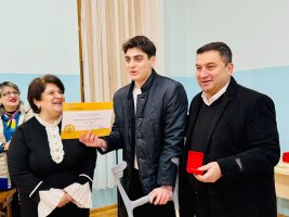 სამტრედიაში ოქროსა და ვერცხლის მედალოსნები დააჯილდოეს