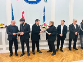 სამტრედიაში სხვადასხვა სფეროში მოღვაწე წარმატებული ადამიანები დააჯილდოეს