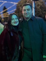 სამტრედიის  მთავარი ნაძვის ხე  საზეიმოდ აინთო