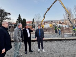საზოგადოებრივი ჯანდაცვის სამტრედიის ცენტრის ახალი ოფისი შენდება