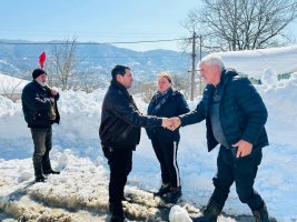 სამტრედიაში ძლიერმა თოვლმა და სტიქიურმა მოვლენებმა გამოიწვია პრობლემები მაღალმთიან სოფლებში – მუშაობა უწყვეტ რეჟიმში გრძელდება