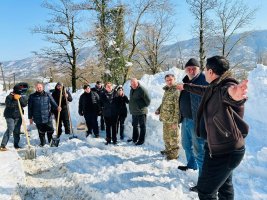 სამტრედიაში ძლიერმა თოვლმა და სტიქიურმა მოვლენებმა გამოიწვია პრობლემები მაღალმთიან სოფლებში – მუშაობა უწყვეტ რეჟიმში გრძელდება